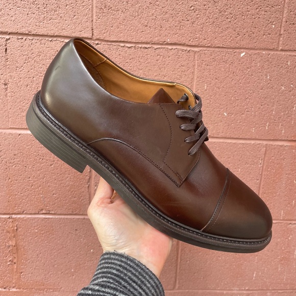 New Polo Ralph Lauren Asher Leather Cap Toe Shoes Size 11.5 main image 16